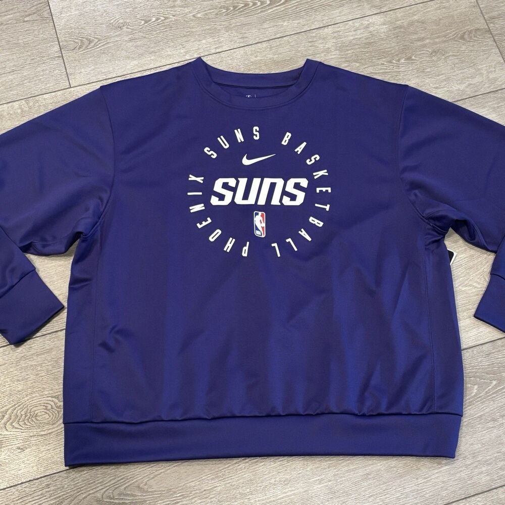 NBA‎ Nike Phoenix Suns Sweater Mens XL Dri-FIT Performance Pullover NWT